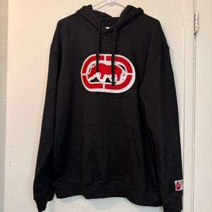 Ecko Unltd. Vintage Y2K Black Graphic Rhino Hoodie - Size Medium